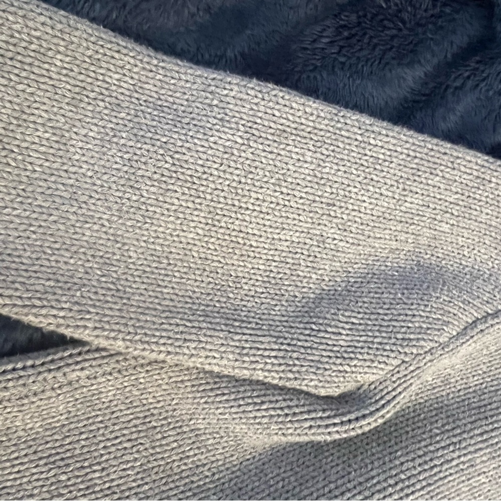 Polo Ralph Lauren Sweater Boys Kids 8 American Flag Gray - Picture 9 of 12